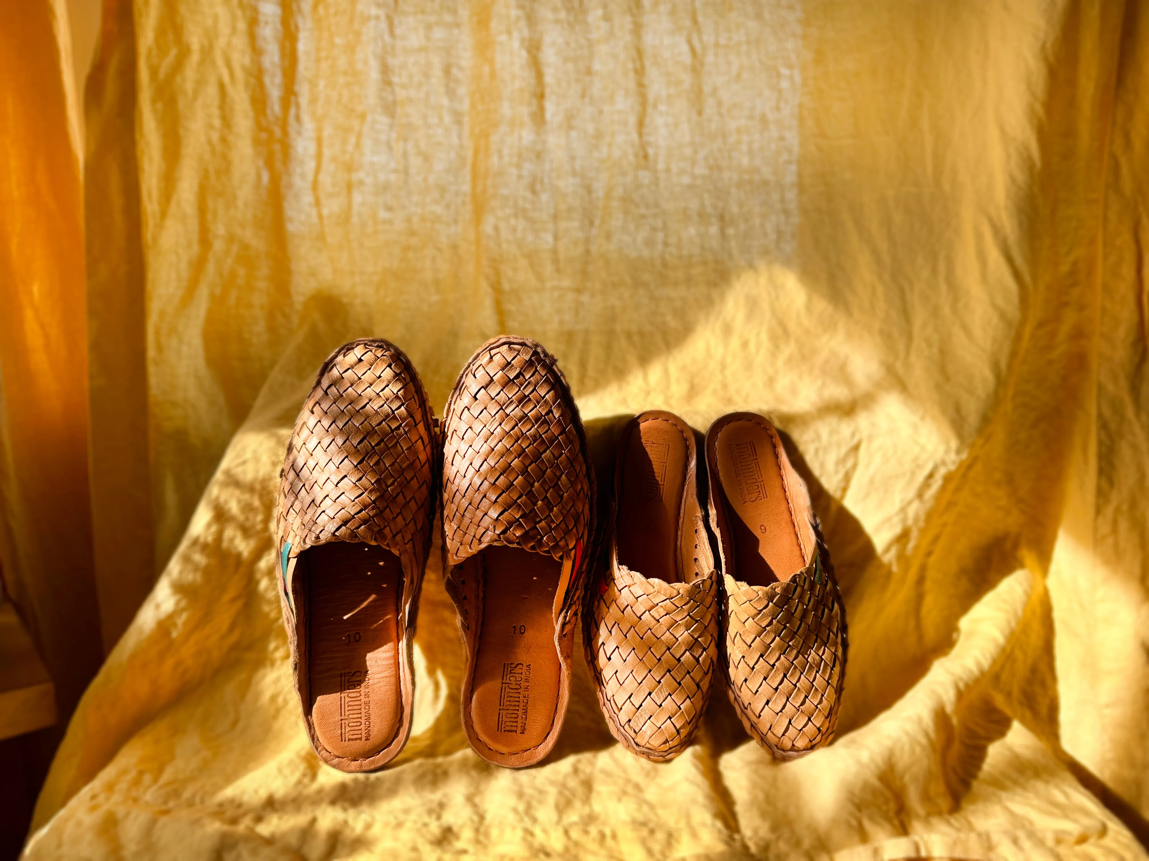 Seconds: Men's Woven City Slipper in Honey + Stripes sold by Mohinders Shoes product image thumbnail 4