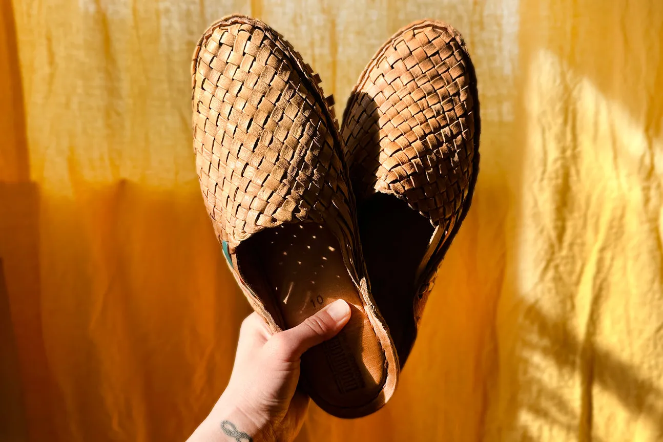 Seconds: Men's Woven City Slipper in Honey + Stripes sold by Mohinders Shoes product image thumbnail 3