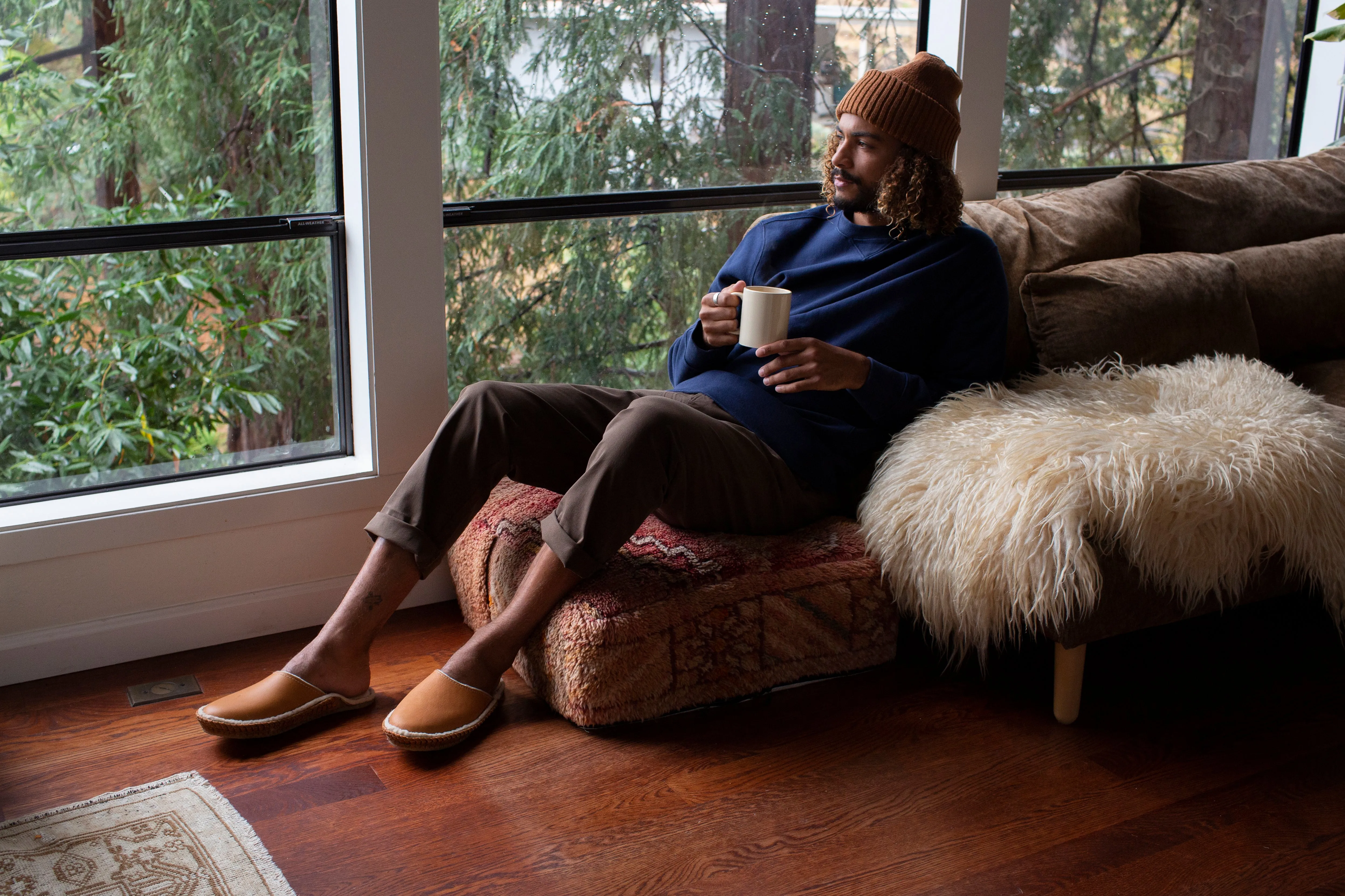 Men's Wool Slipper sold by Mohinders Shoes product image thumbnail 3