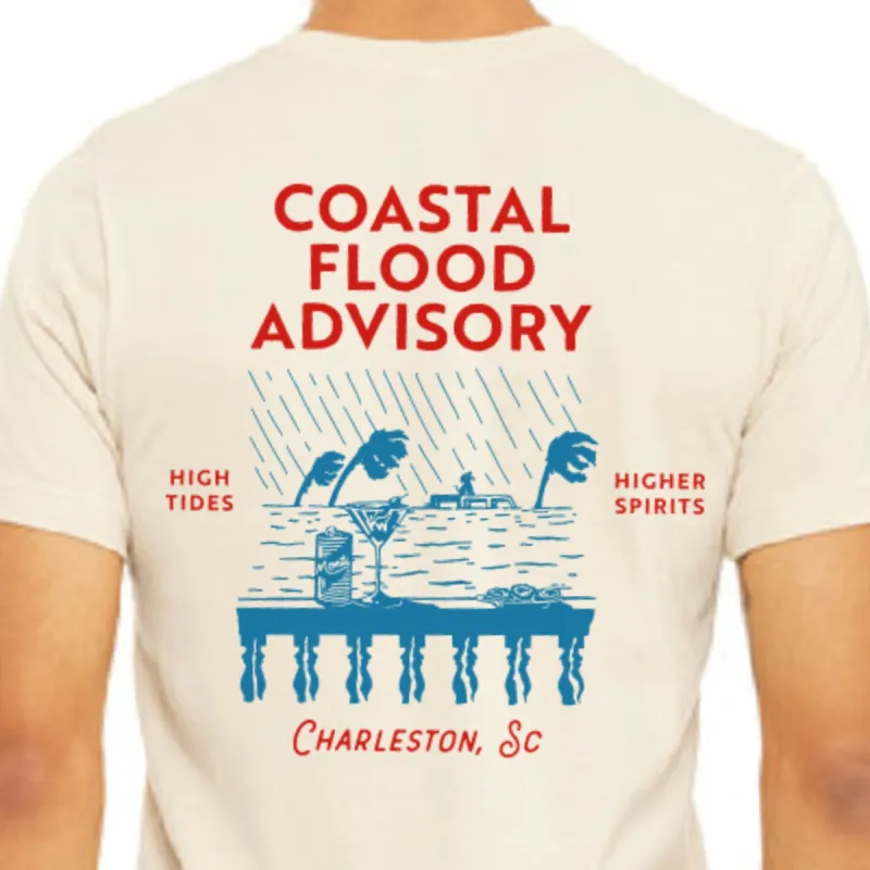 Coastal Flood Advisory T-Shirt sold by Monti Coolers