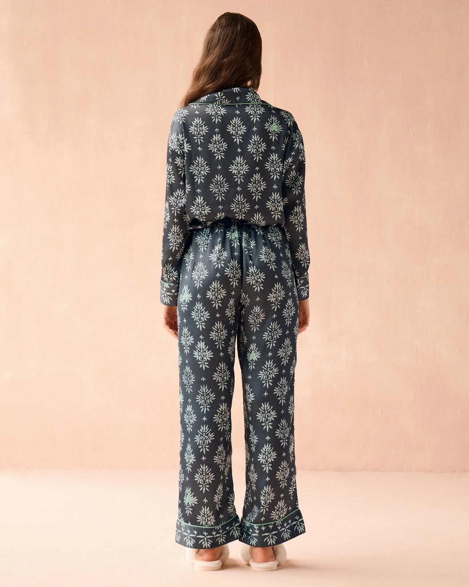 Long Sleeve PJ Pant Set sold by Omika product image thumbnail 5