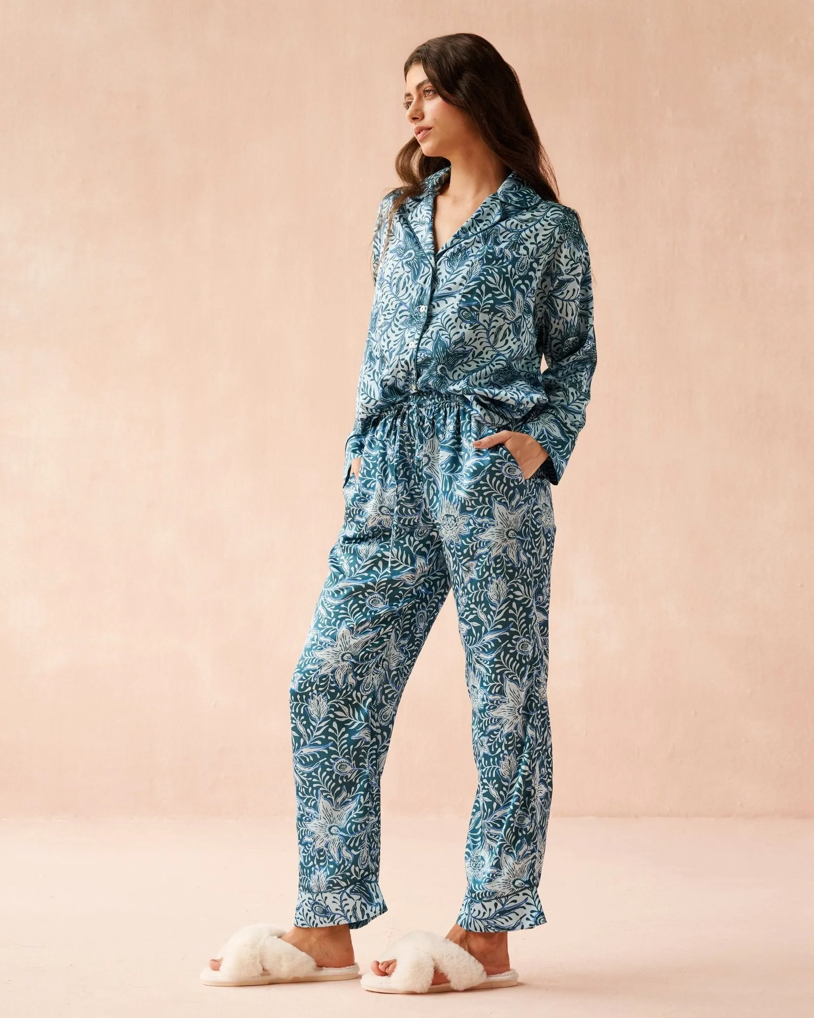 Long Sleeve PJ Pants Set sold by Omika product image thumbnail 5