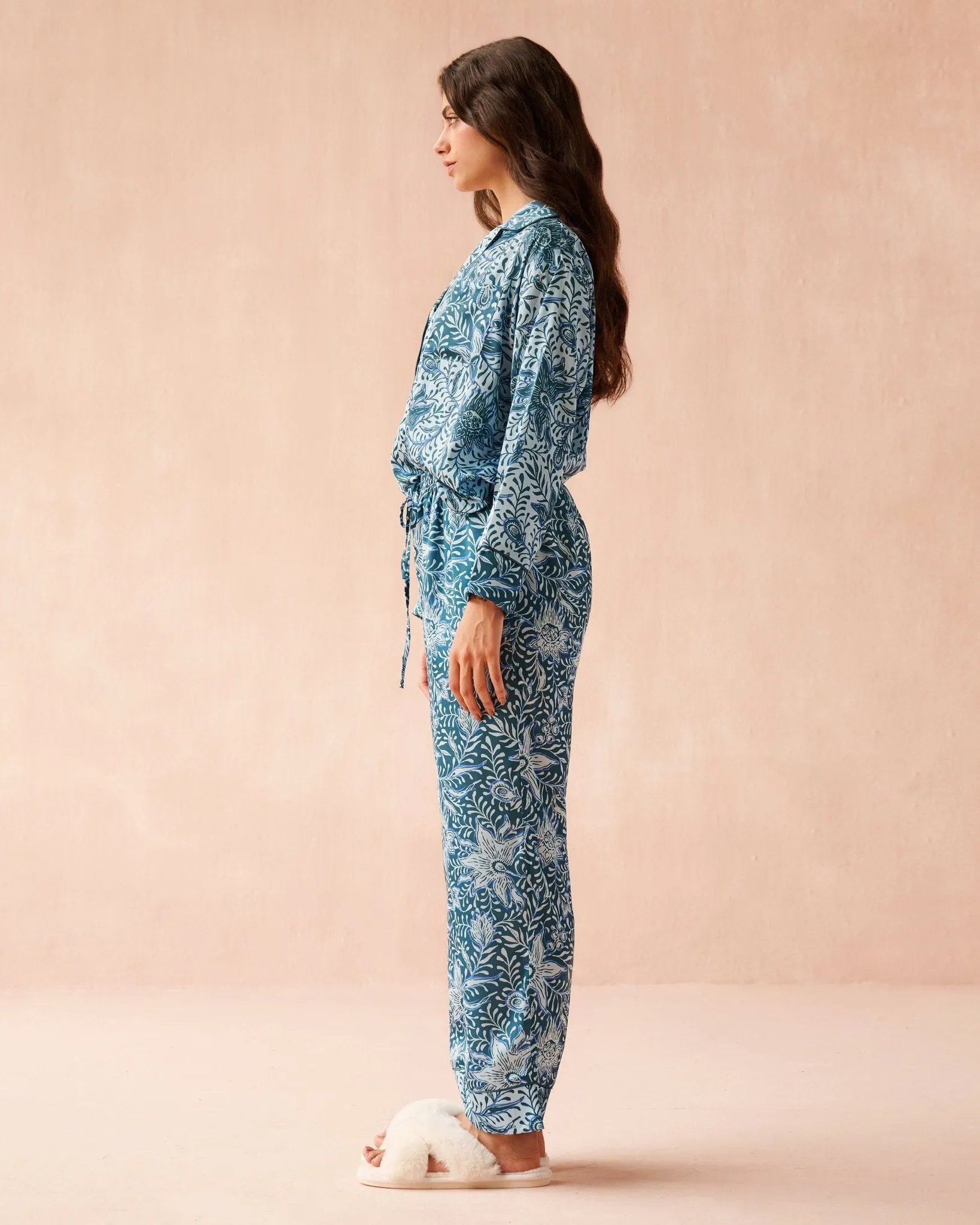 Long Sleeve PJ Pants Set sold by Omika product image thumbnail 3