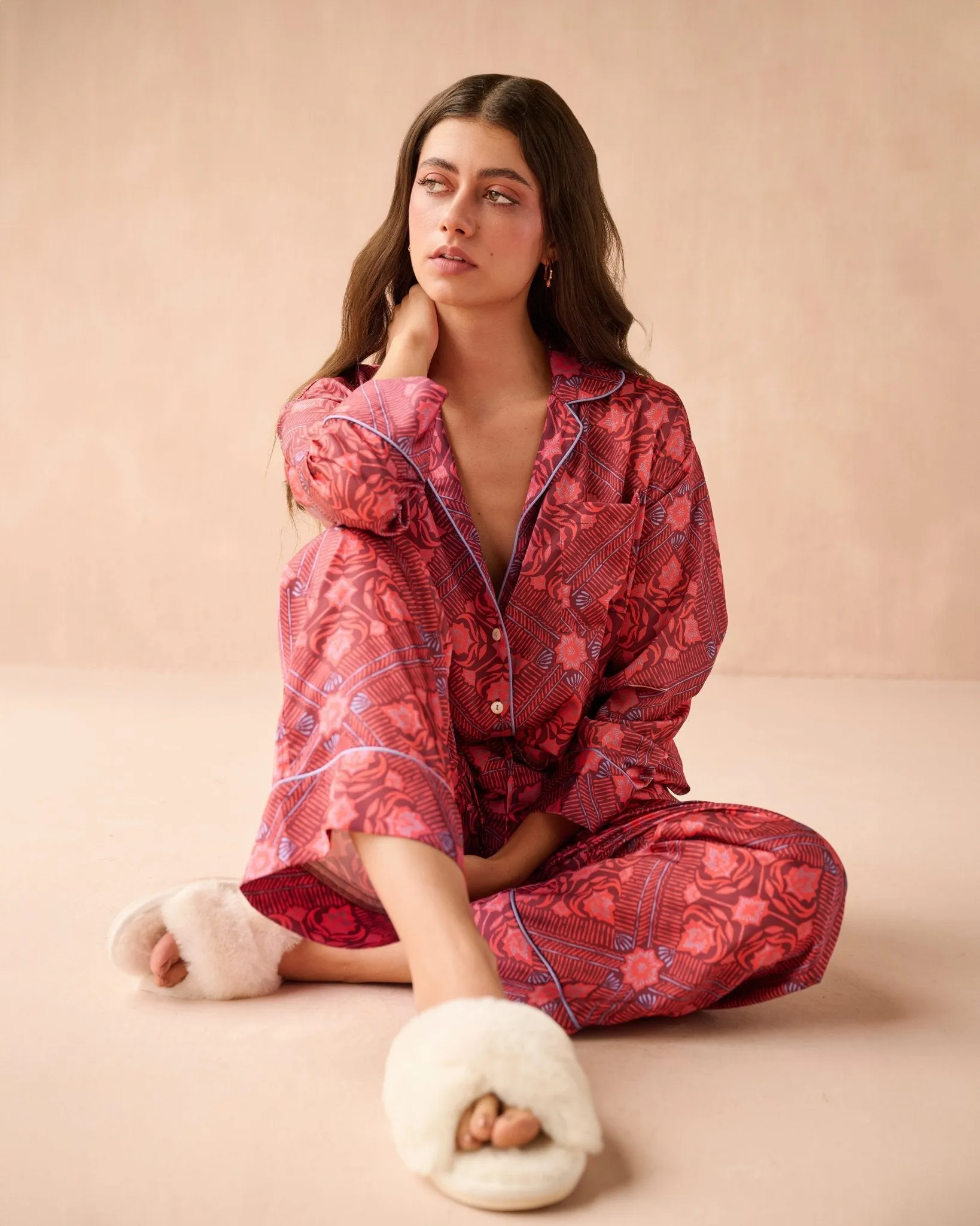 Long Sleeve PJ Pants Set sold by Omika product image thumbnail 4