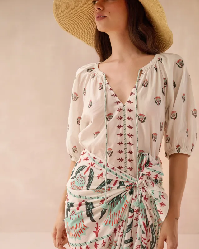 Isla Blouse sold by Omika