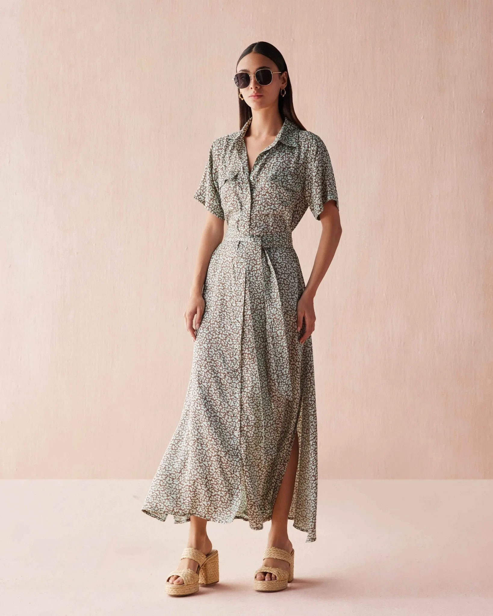 Amira Shirt Dress sold by Omika