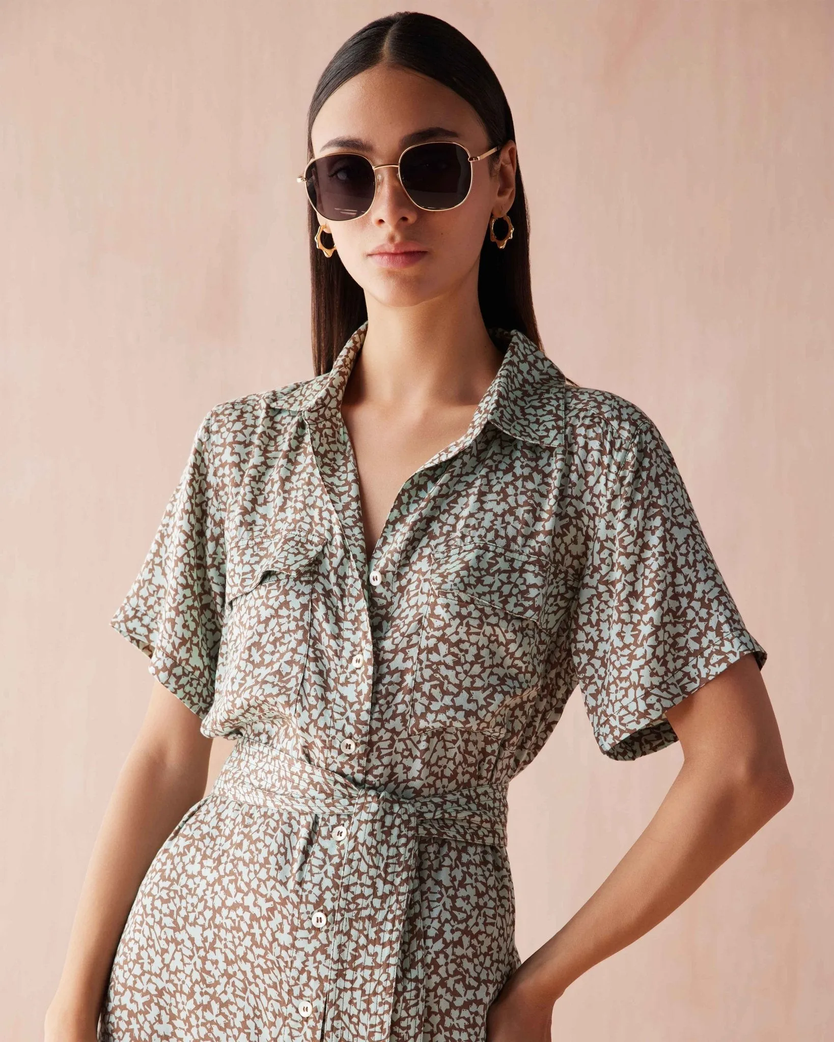 Amira Shirt Dress sold by Omika product image thumbnail 3