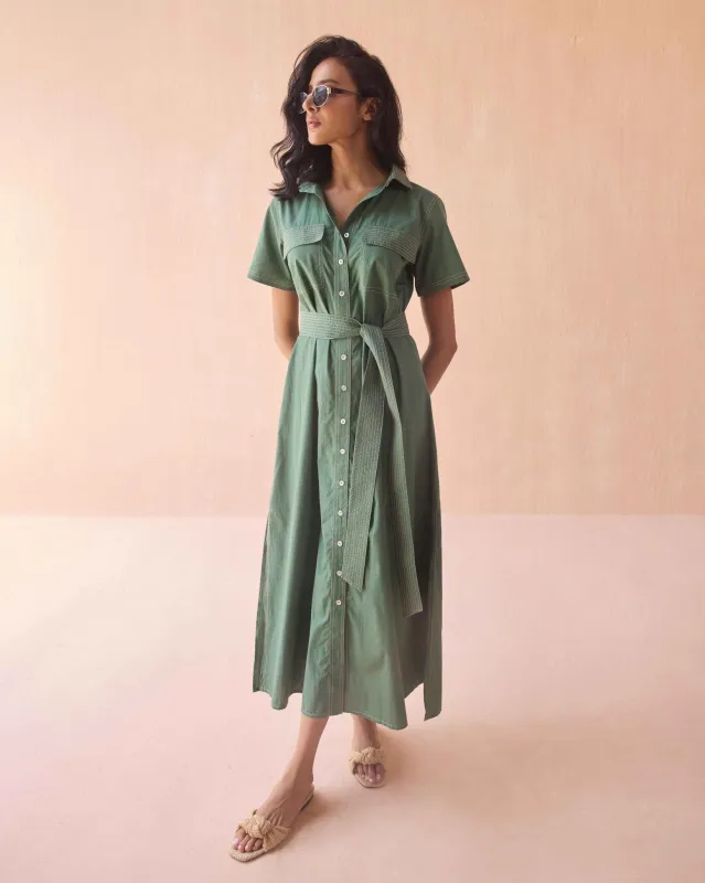 Amira Shirt Dress made by Omika
