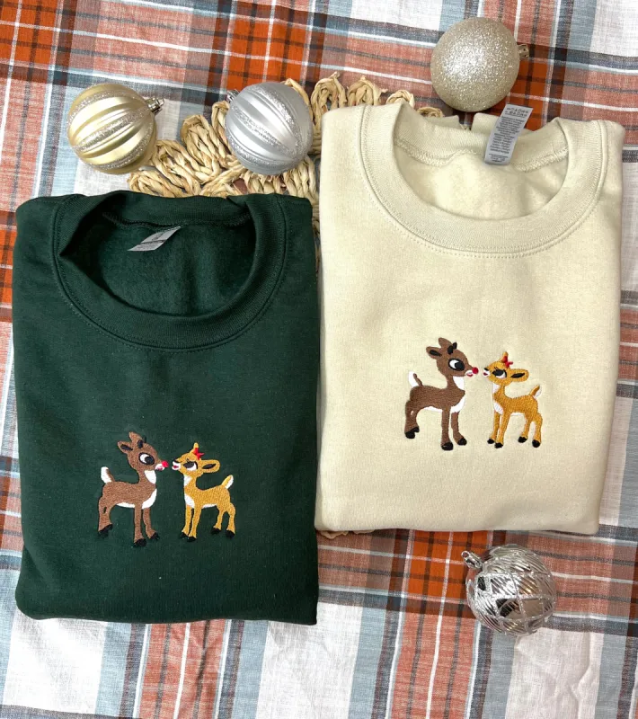 Christmas Reindeer Sweatshirt sold by Peach Marketplace