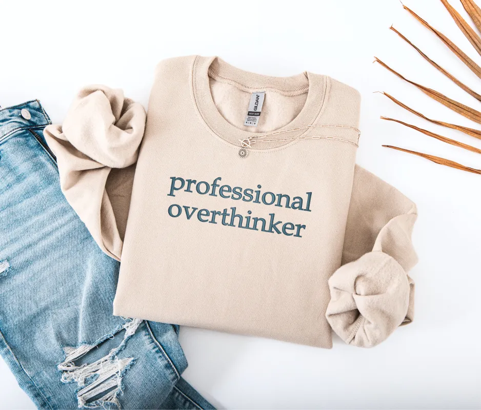 professional overthinker sold by Peach Marketplace