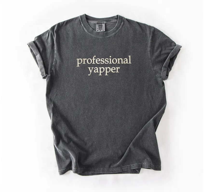 Professional Yapper Embroidered T-shirt sold by Peach Marketplace