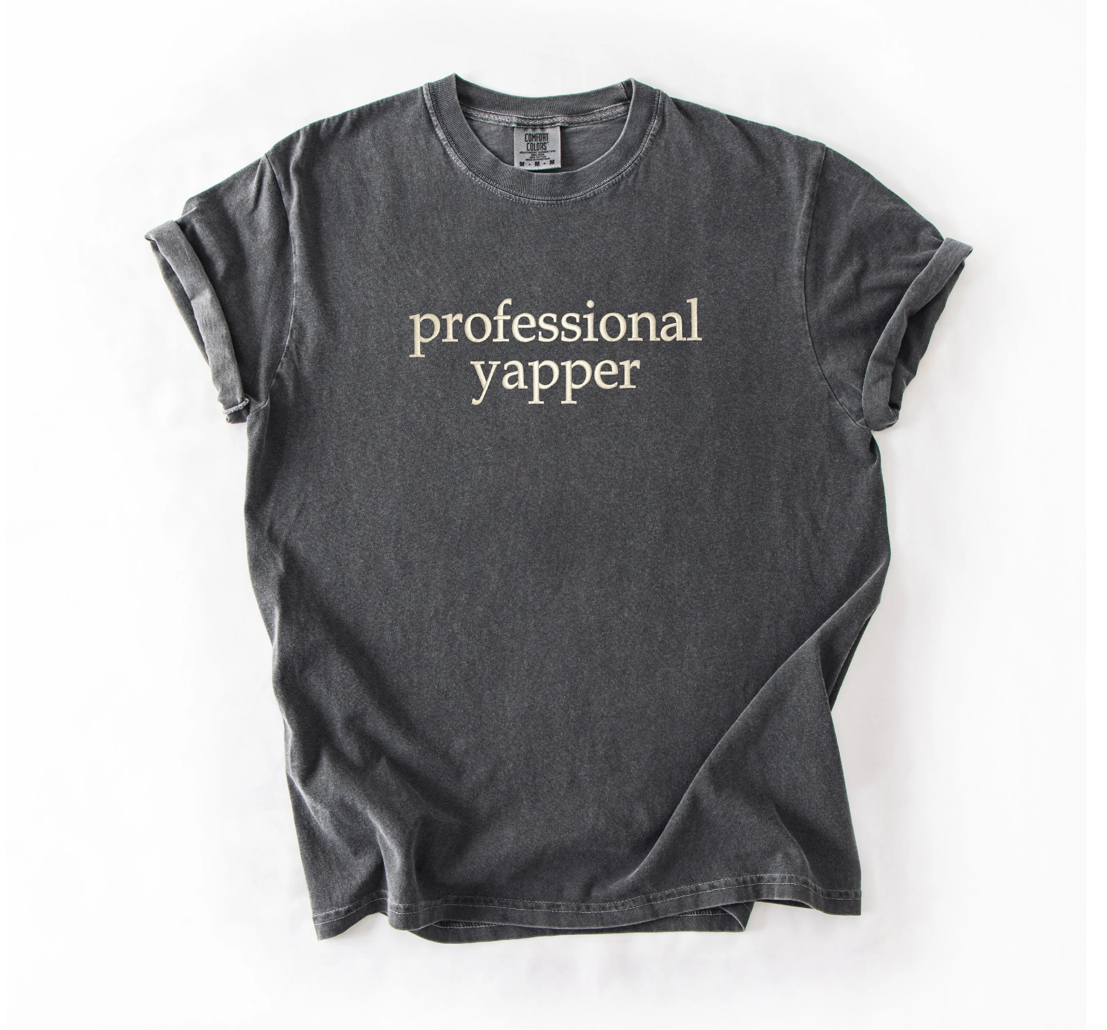 Professional Yapper Embroidered T-shirt sold by Peach Marketplace