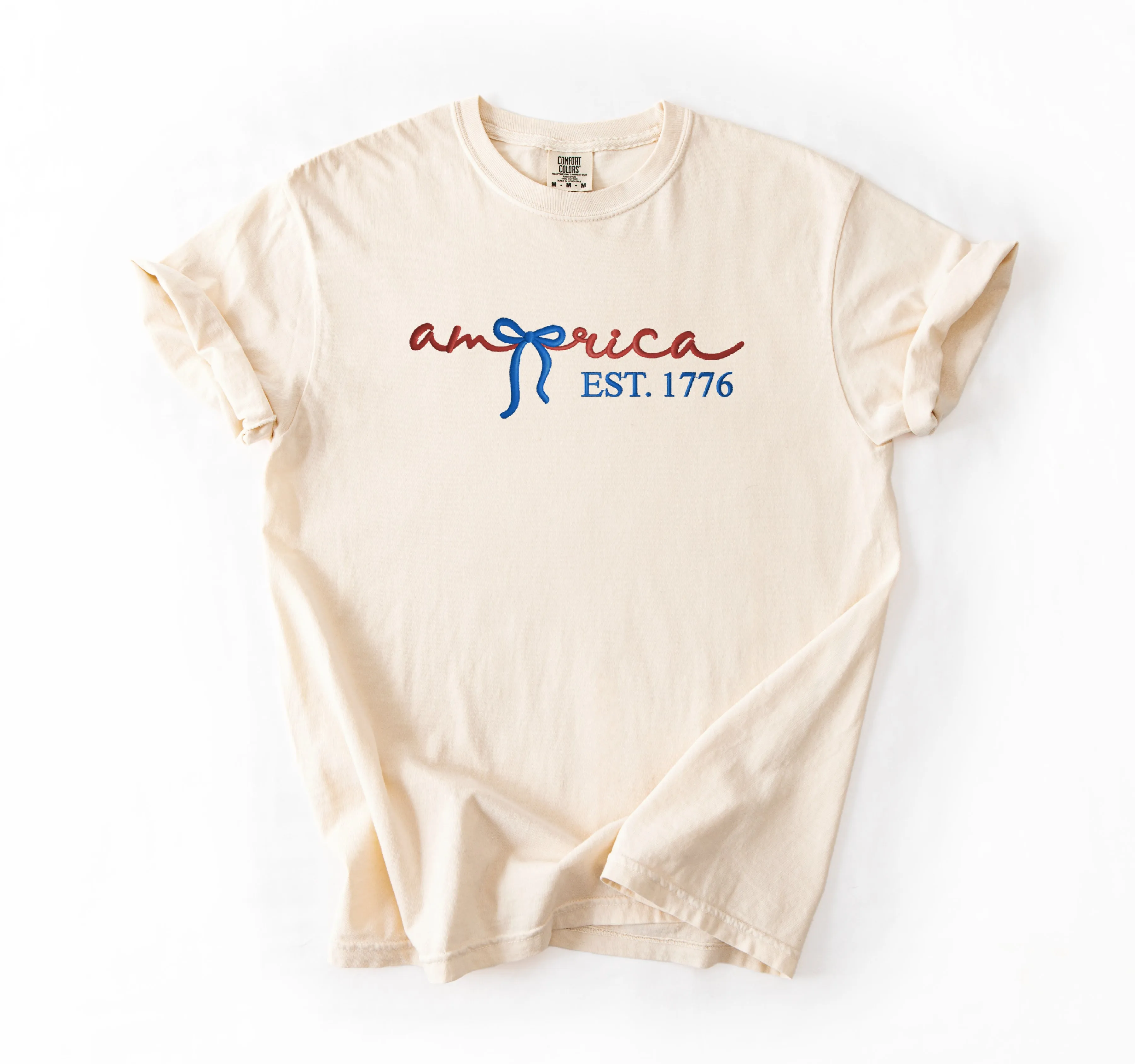 4th Of July America Embroidered Tee sold by Peach Marketplace