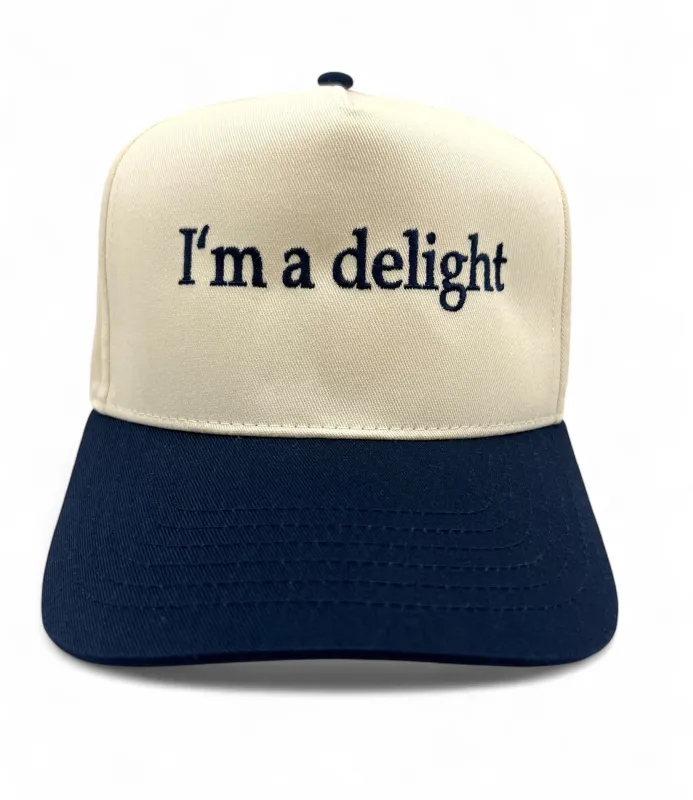 I'm A Delight Snapback Trucker Hat sold by Peach Marketplace
