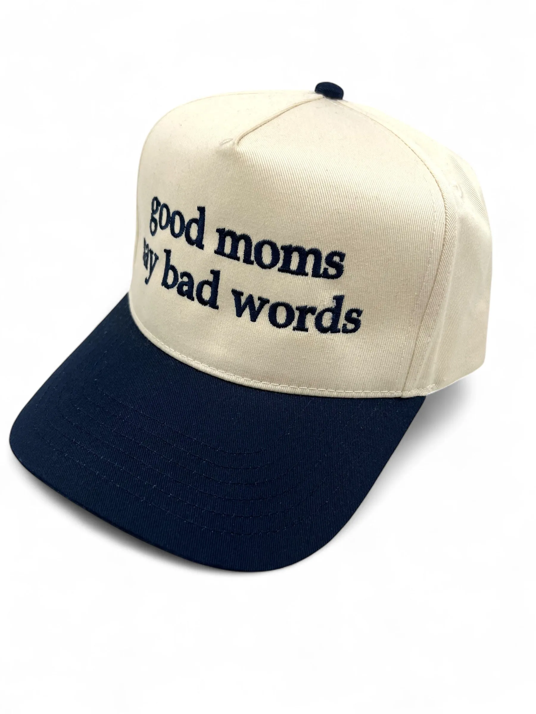 Good Moms Say Bad Words Snapback Trucker Hat sold by Peach Marketplace product image thumbnail 2