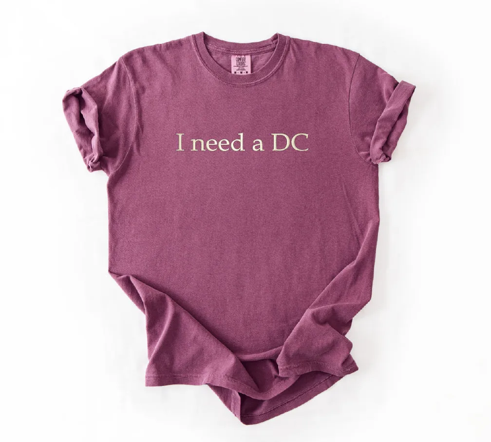 I need a DC Embroidered T-Shirt sold by Peach Marketplace product image thumbnail 5