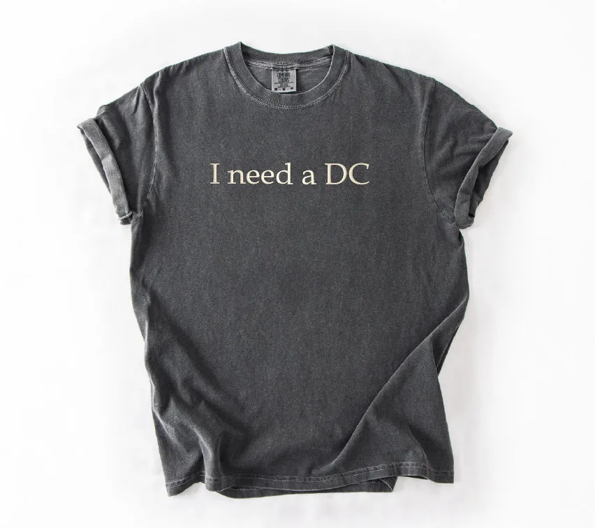 I need a DC Embroidered T-Shirt sold by Peach Marketplace product image thumbnail 3