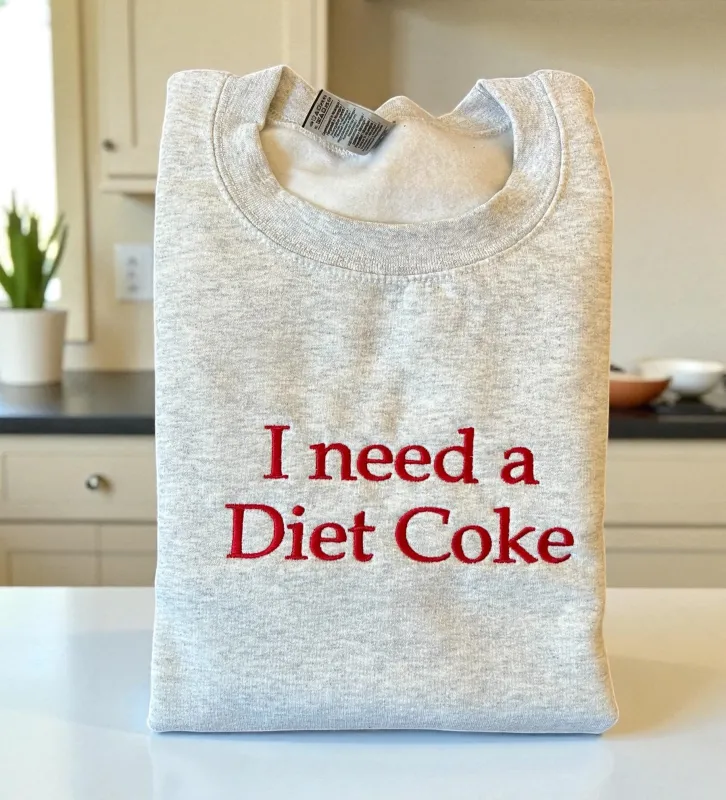 I need a Diet Coke Sweatshirt sold by Peach Marketplace