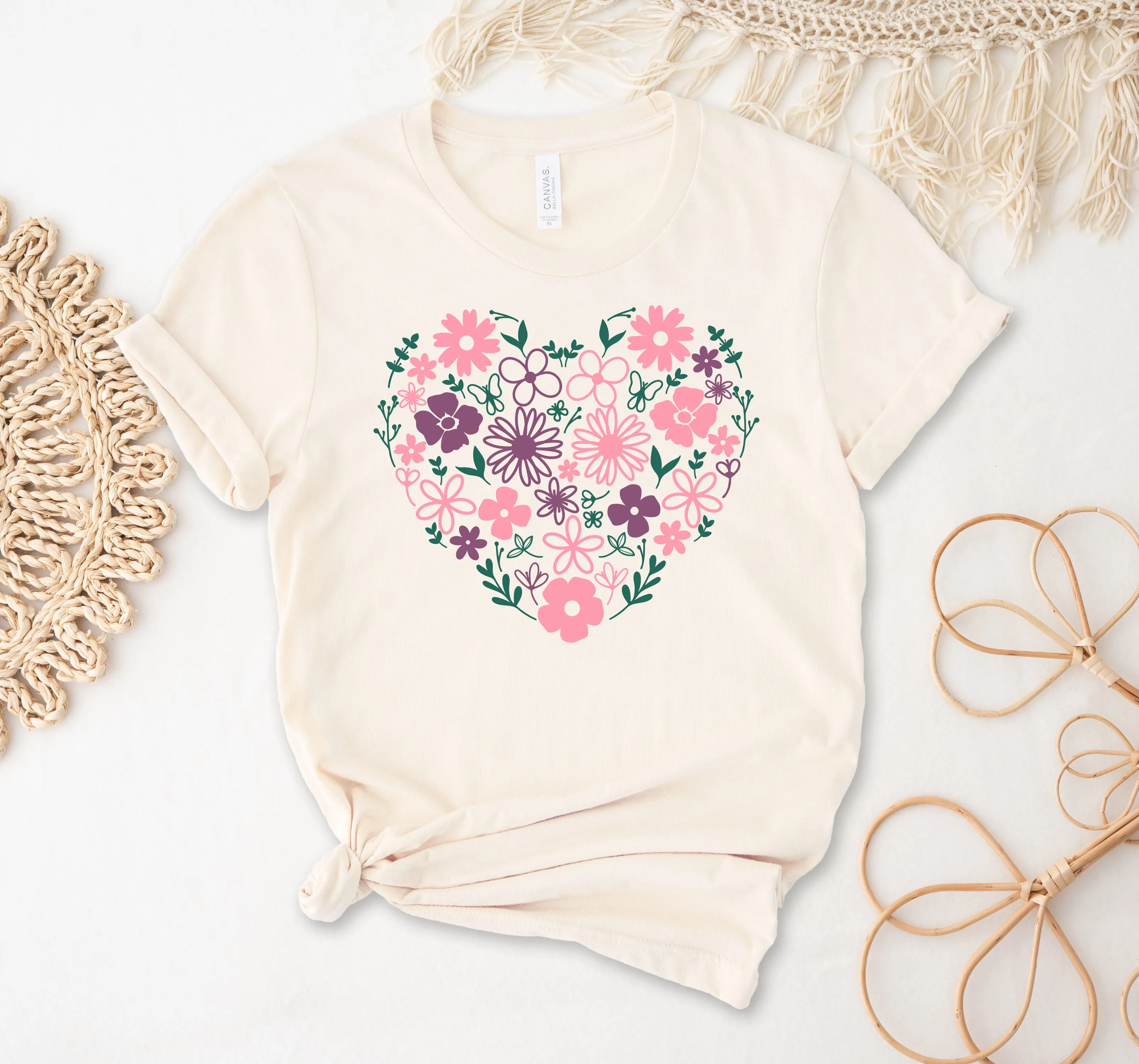 Floral Heart sold by Peach Marketplace product image thumbnail 3