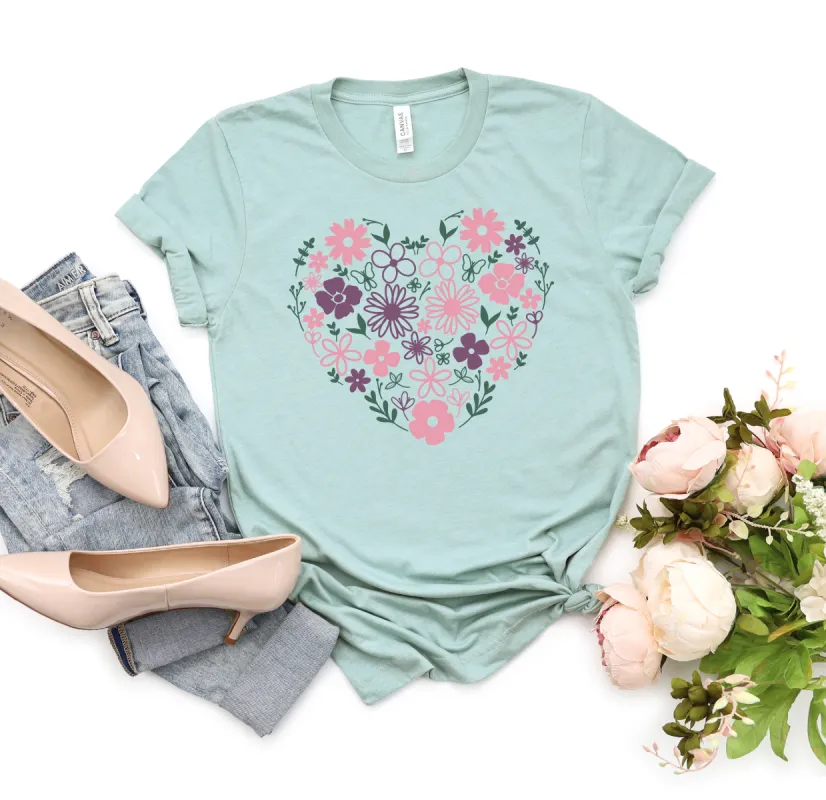 Floral Heart sold by Peach Marketplace