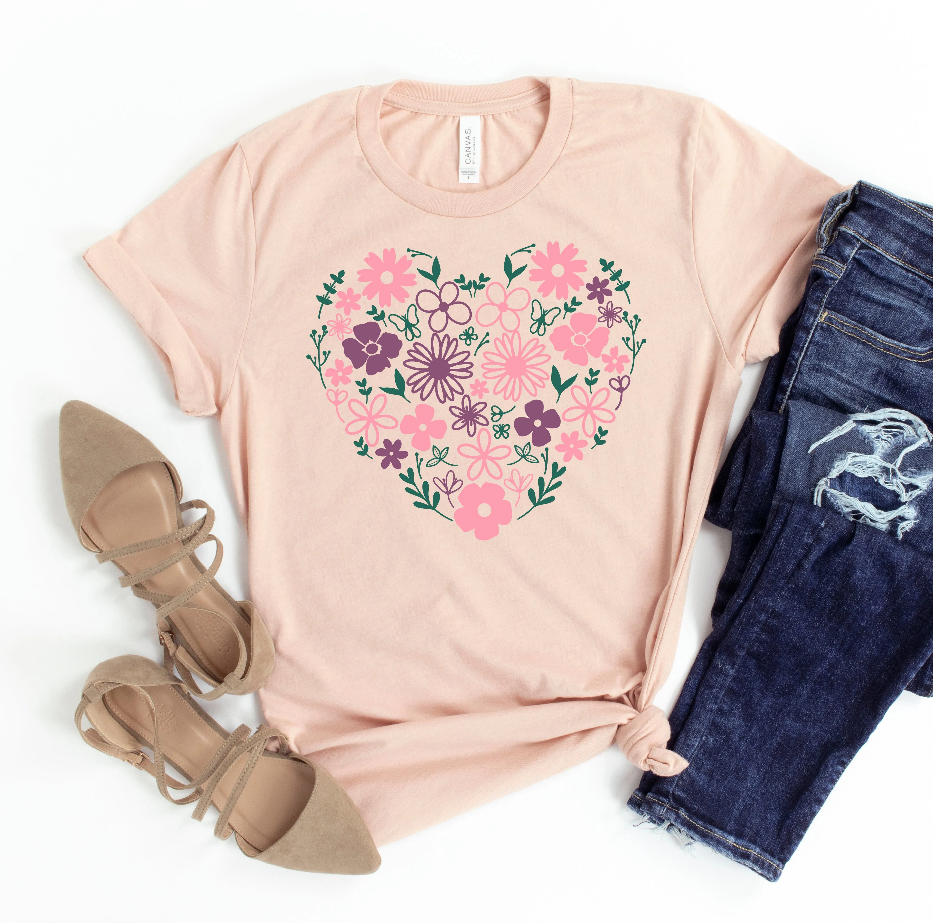 Floral Heart sold by Peach Marketplace product image thumbnail 2