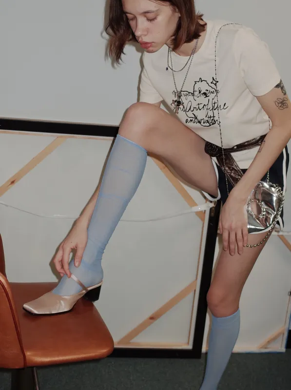 Knee-length Mesh Socks sold by PROD Bldg