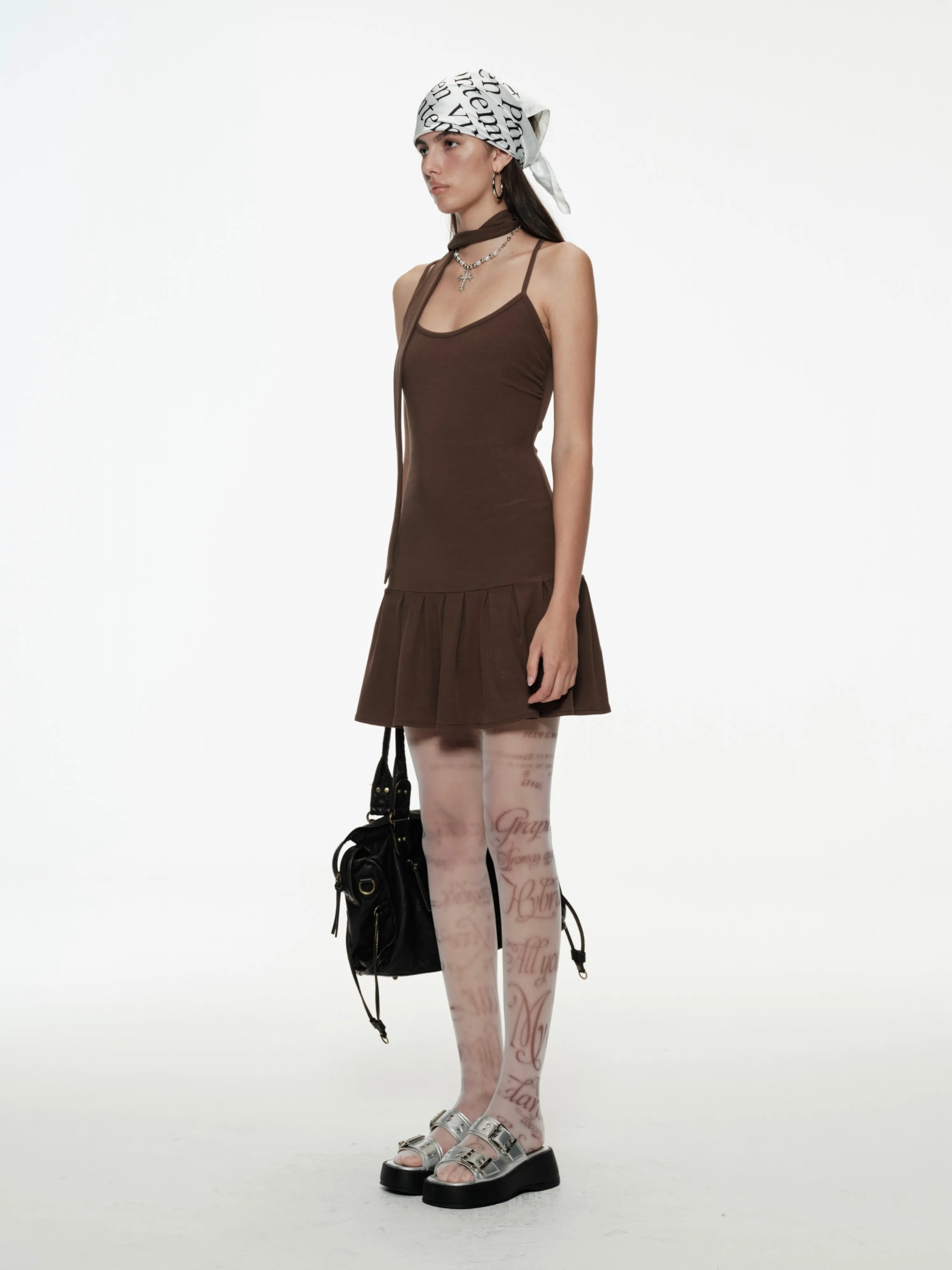 Mini Dress With Scarf sold by PROD Bldg product image thumbnail 2