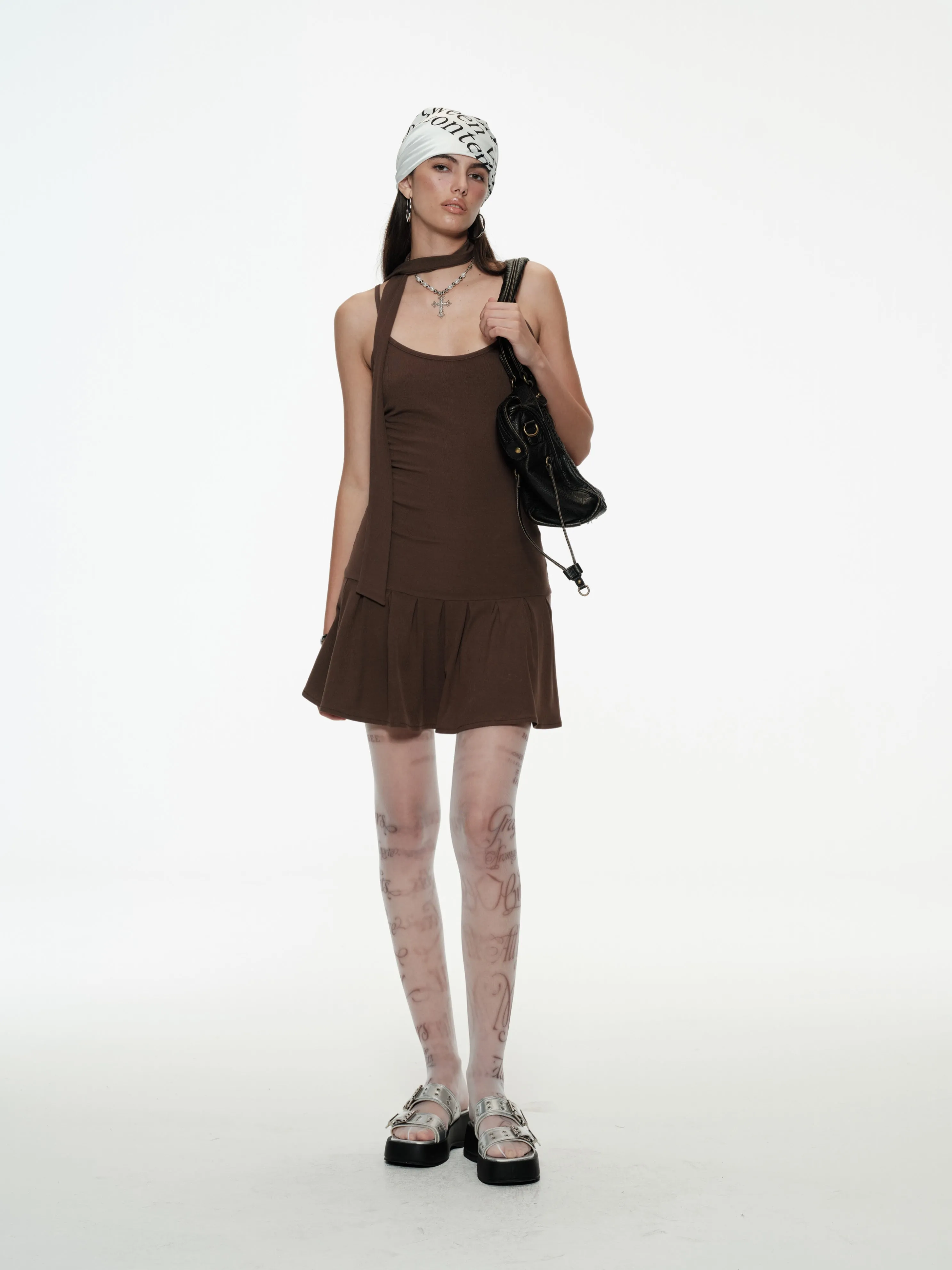 Mini Dress With Scarf sold by PROD Bldg product image thumbnail 3