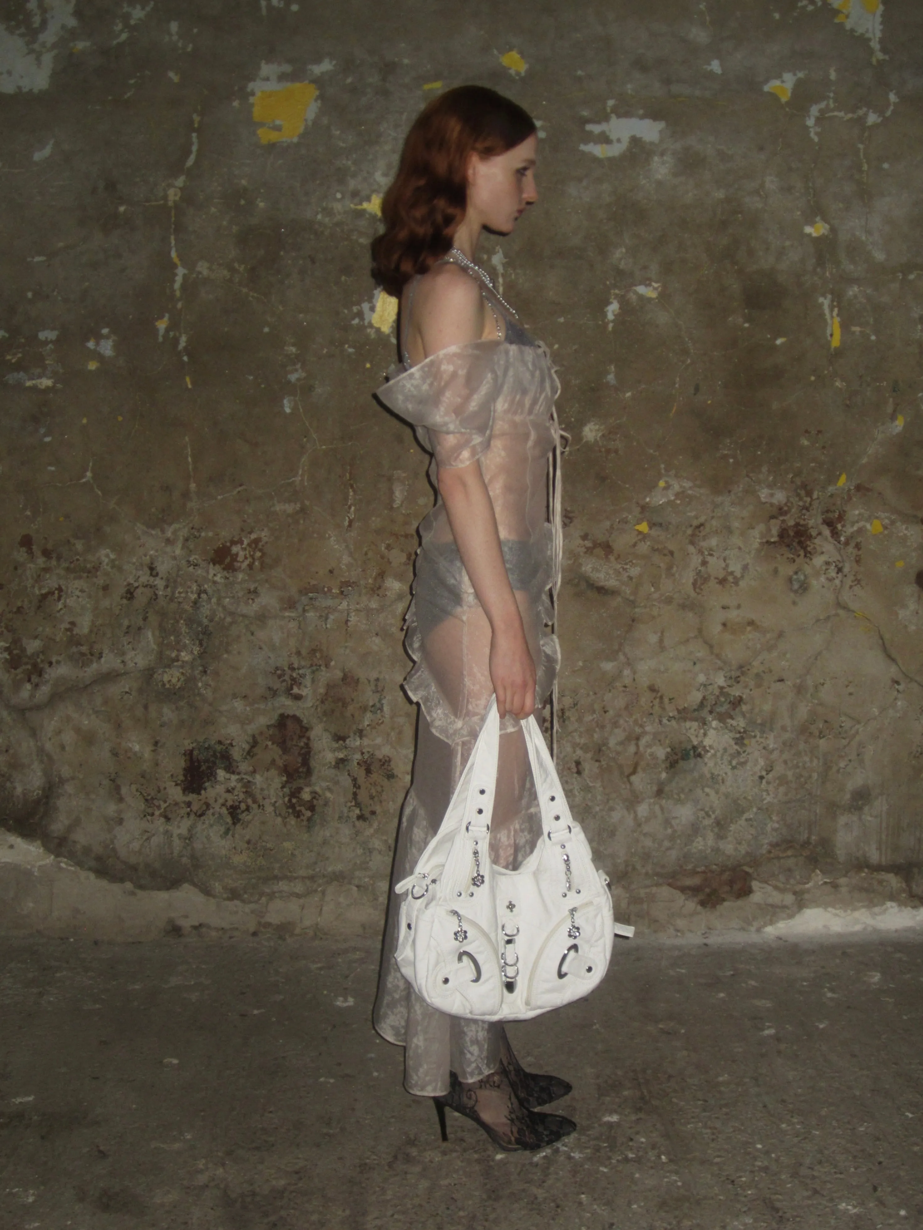 Chain Lace Sheer Dress sold by PROD Bldg product image thumbnail 5