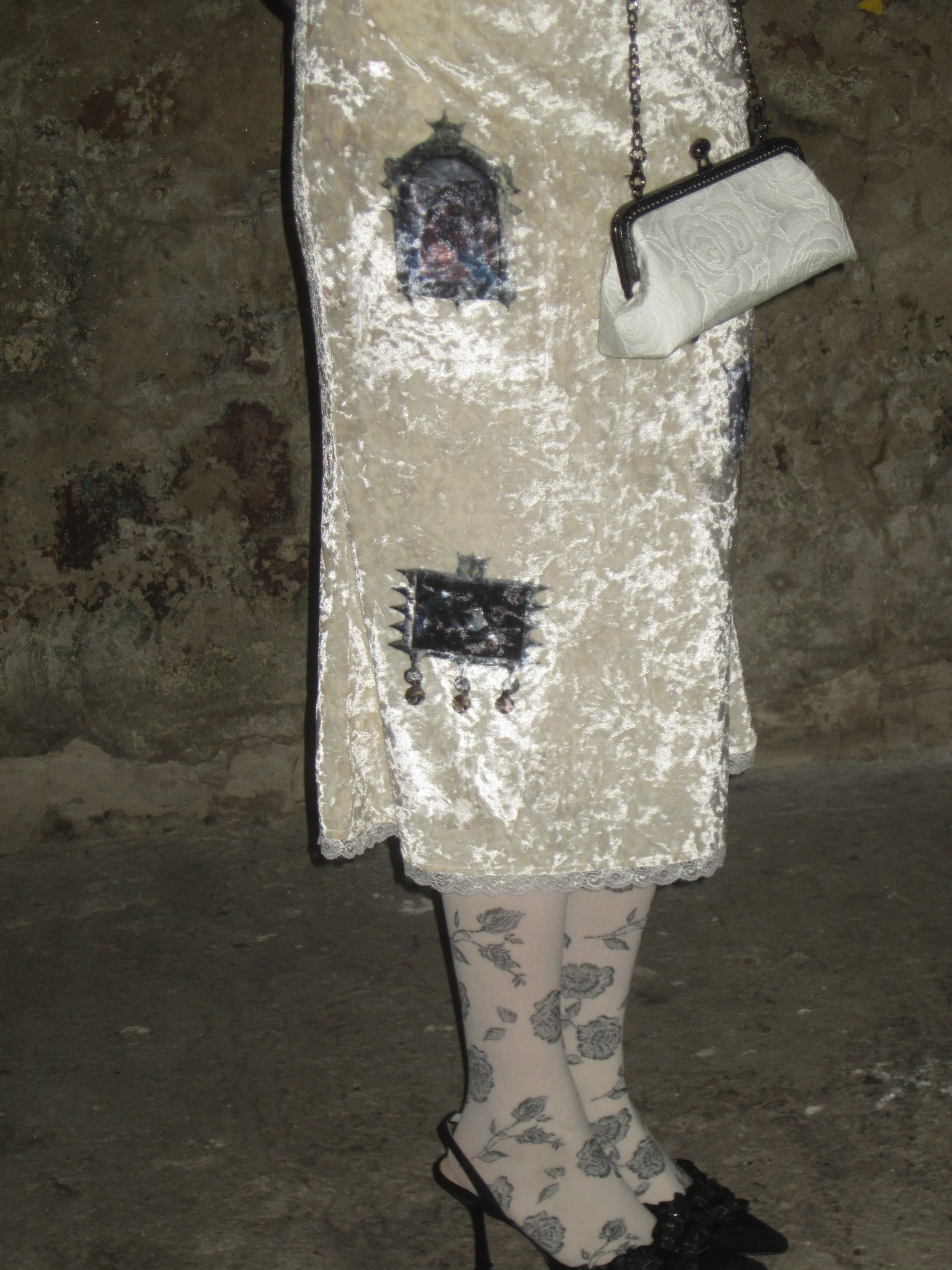 Velvet Printed Midi Skirt sold by PROD Bldg product image thumbnail 3