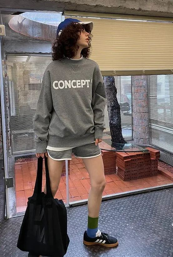 Small Fit Concept Sweatshirt / Dark Gray sold by PROD Bldg product image thumbnail 2