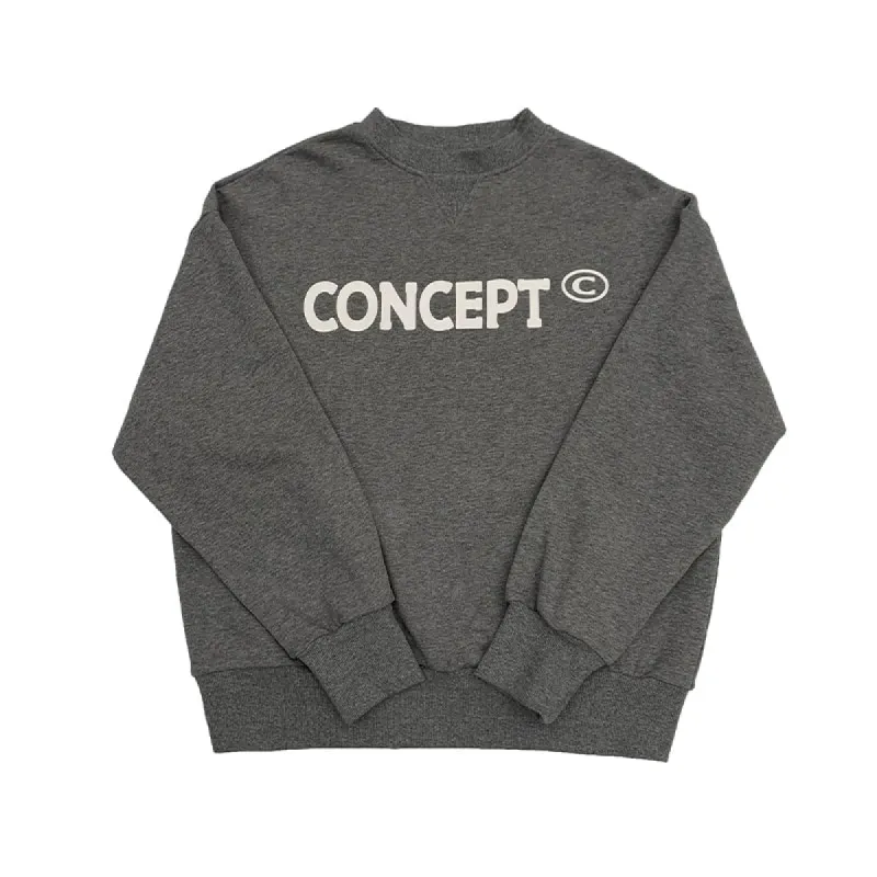 Small Fit Concept Sweatshirt / Dark Gray sold by PROD Bldg