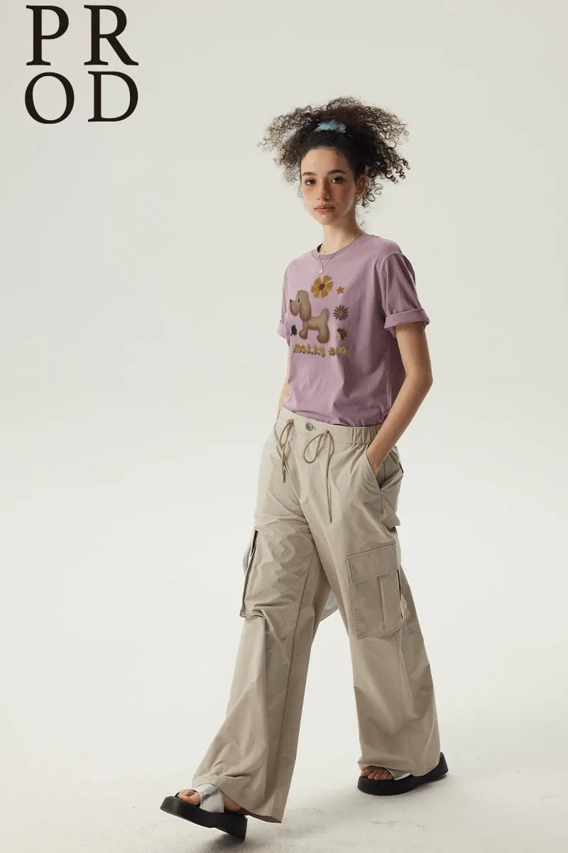 Molly Dog Basic Short Sleeve T-shirt / Mauve sold by PROD Bldg product image thumbnail 2