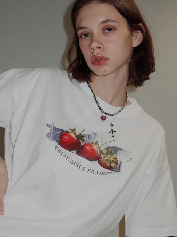 Strawberry Boxy T-shirt sold by PROD Bldg