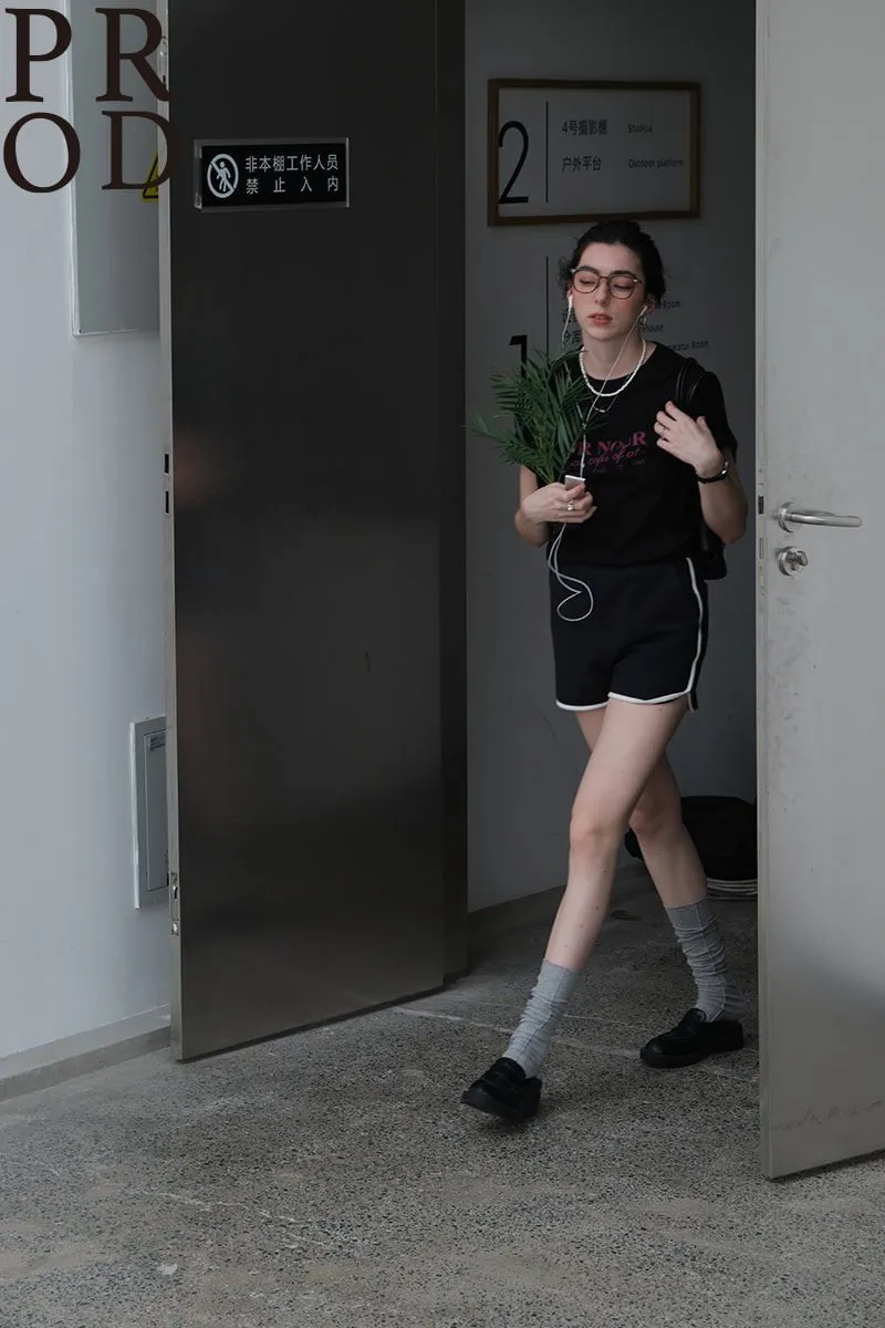 PR Nour Basic Short Sleeve T-Shirt / Black sold by PROD Bldg product image thumbnail 5