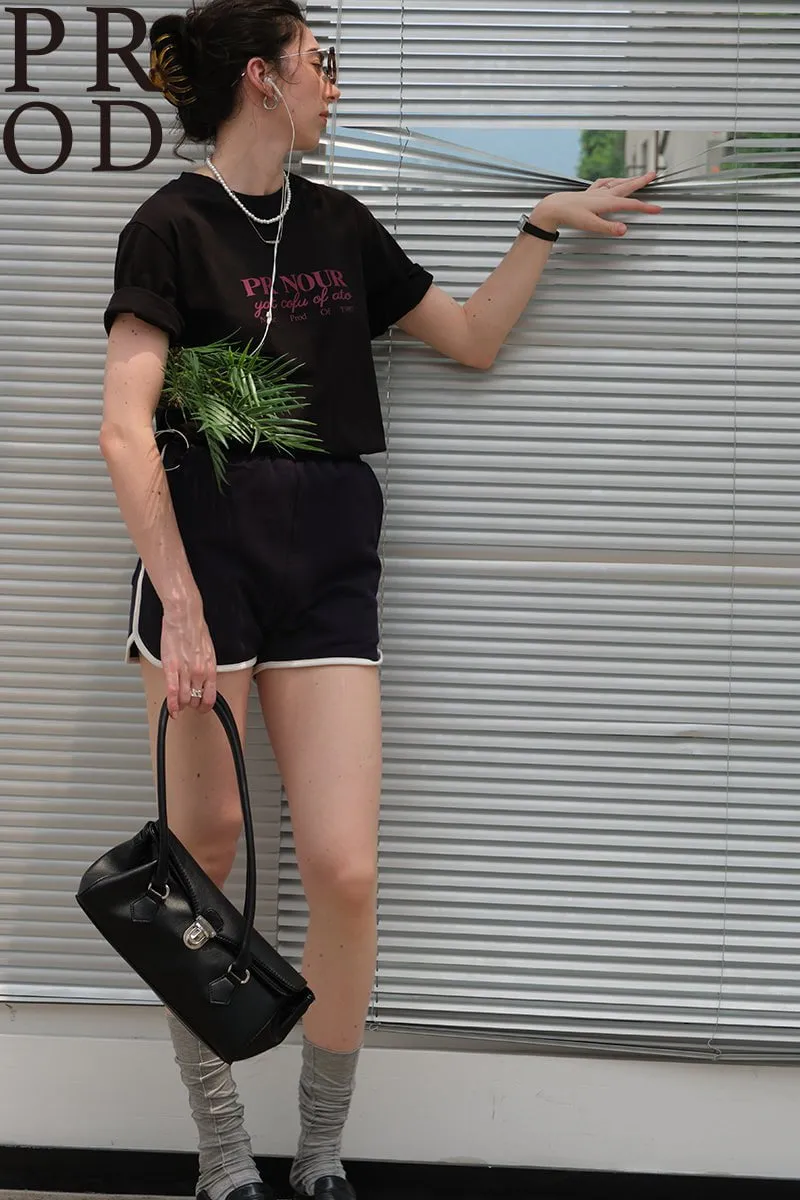PR Nour Basic Short Sleeve T-Shirt / Black sold by PROD Bldg product image thumbnail 2