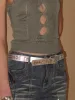 Silver Gemstone Belt sold by PROD Bldg