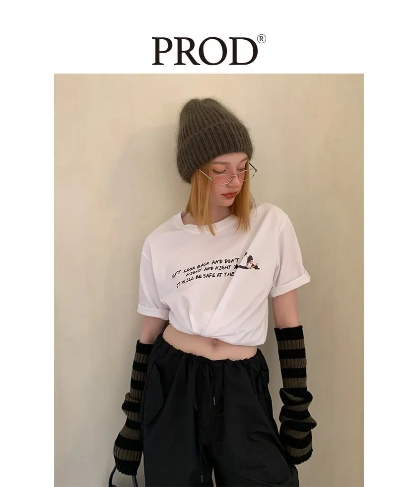 Don't Look Back Basic Graphic Short Sleeve T-Shirt sold by PROD Bldg product image thumbnail 5