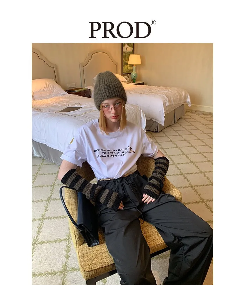 Don't Look Back Basic Graphic Short Sleeve T-Shirt sold by PROD Bldg product image thumbnail 3