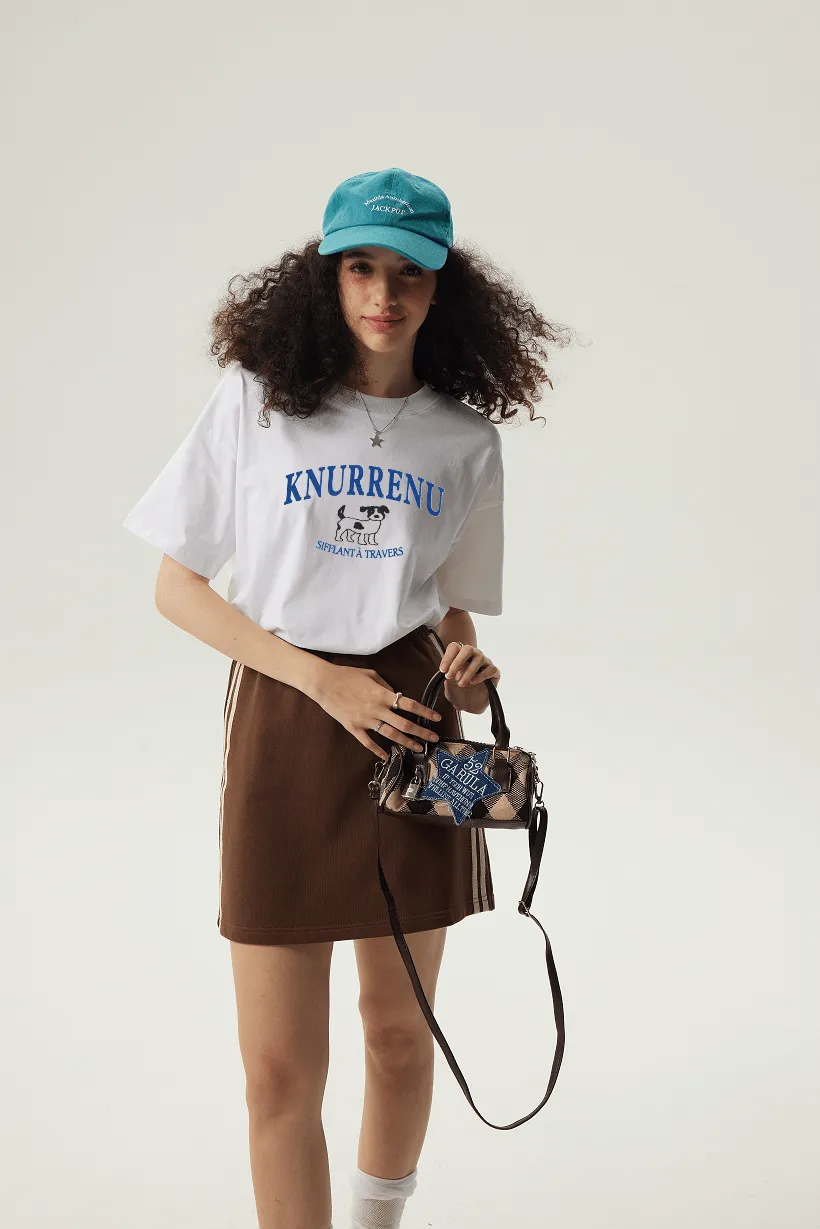 Knurrenu - Puppy Boxy Short Sleeve T-Shirt / White sold by PROD Bldg product image thumbnail 2