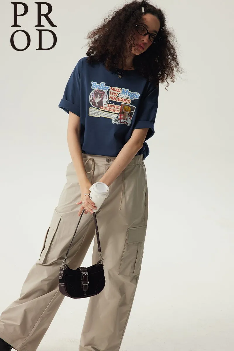 Shine Magic Boxy Short Sleeve T-Shirt / Blue sold by PROD Bldg product image thumbnail 4