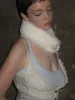 Faux Fur Scarf /White sold by PROD Bldg