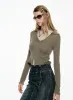 Lapel Lightweight Zip-Up Cardigan sold by PROD Bldg
