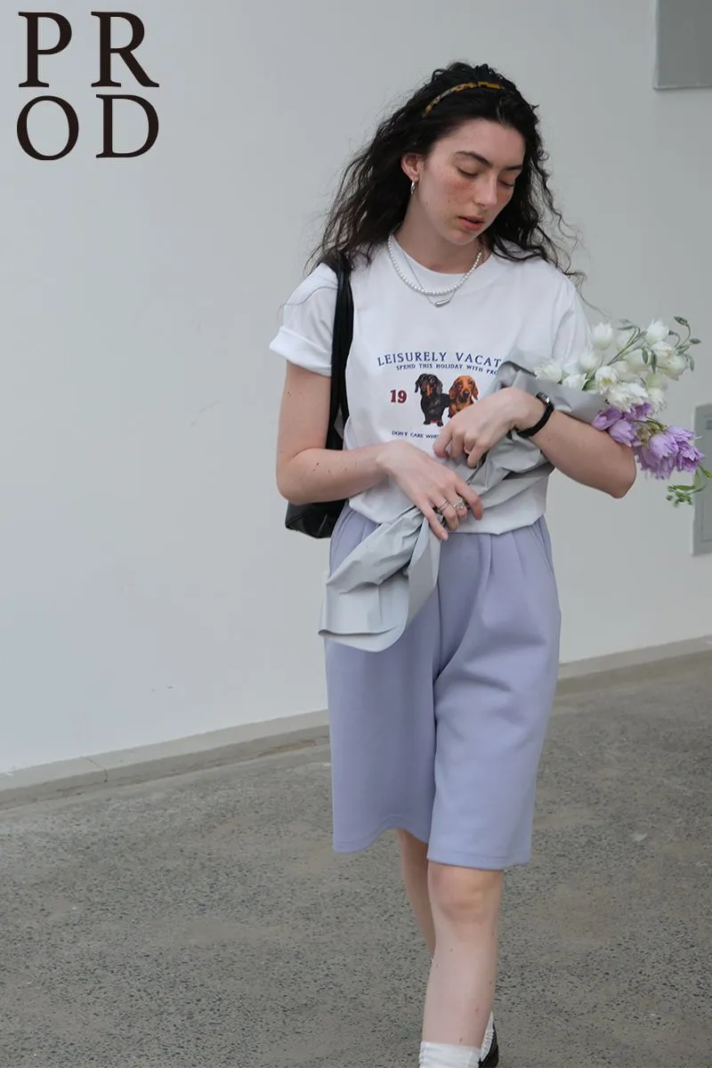 1986 Two Dogs Basic Short Sleeve T-Shirt / White sold by PROD Bldg product image thumbnail 5