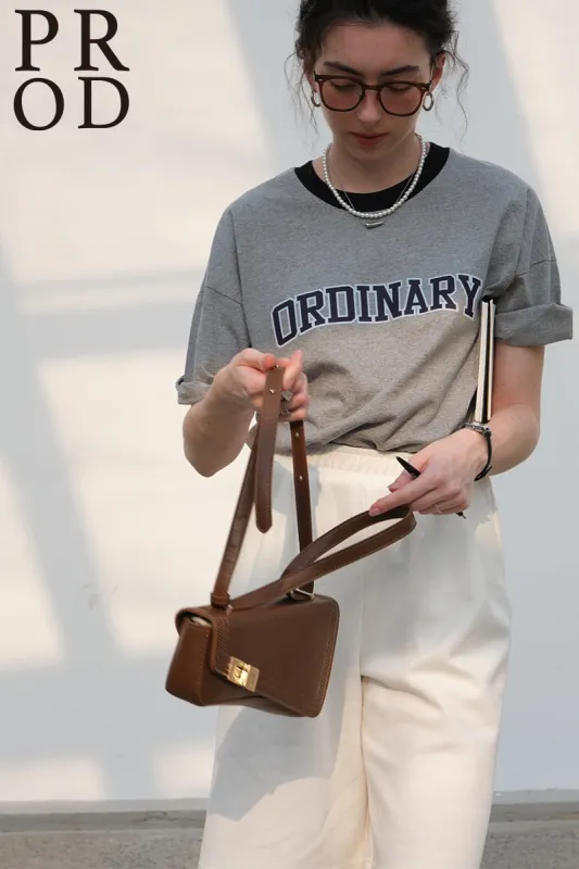 Ordinary Oversized Short Sleeve T-Shirt / Gray Black sold by PROD Bldg