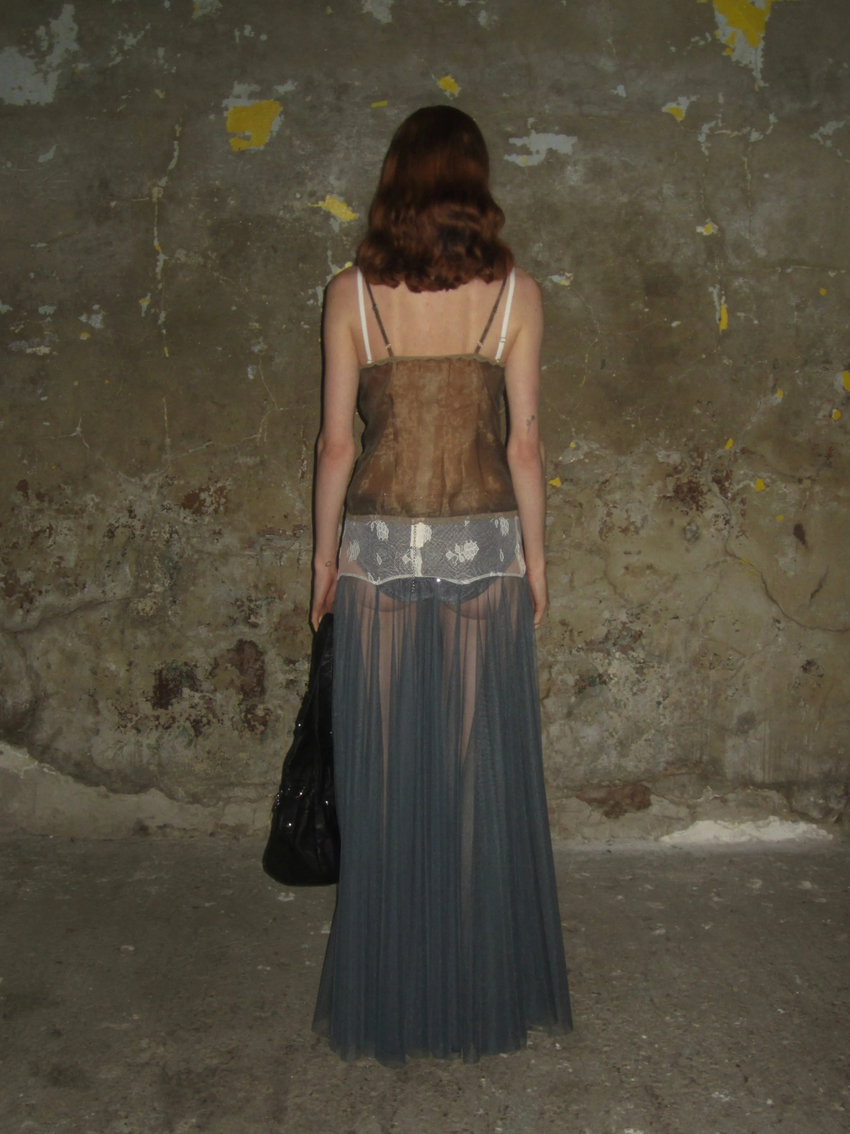 Lace buttoned camisole top /Coffee sold by PROD Bldg product image thumbnail 5