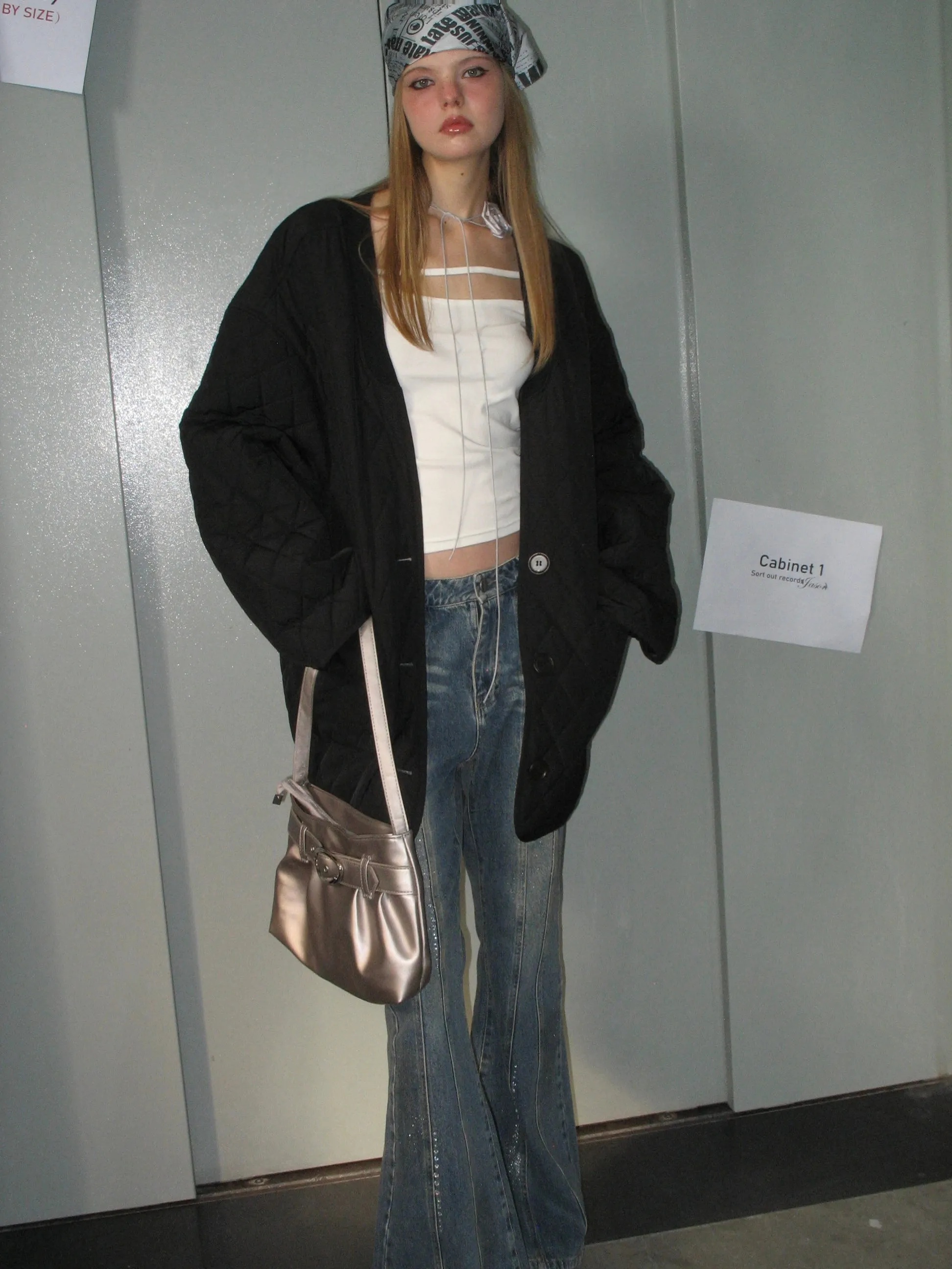 Black Quilted Cotton Coat sold by PROD Bldg product image thumbnail 5