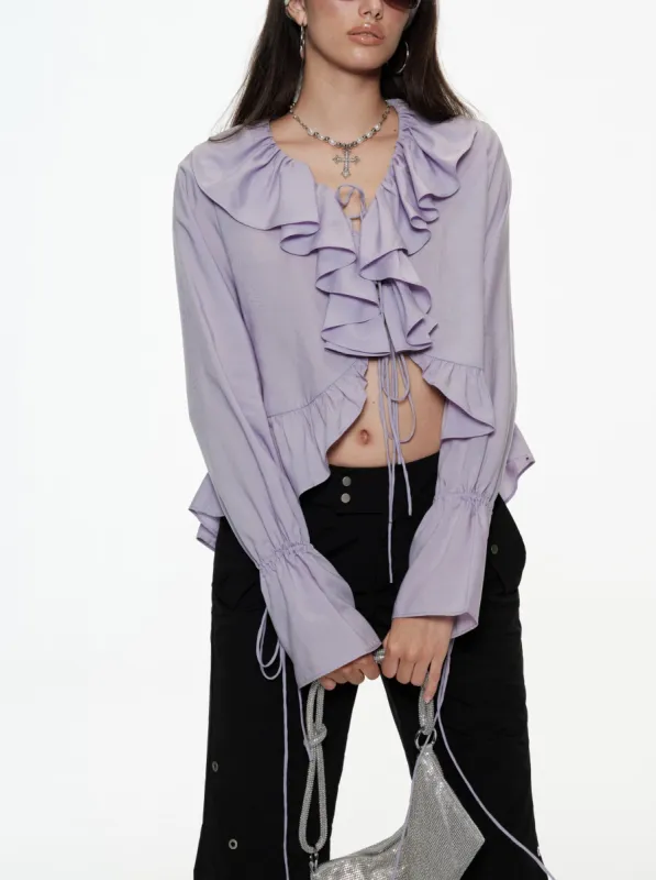 Ruffle Blouse Top sold by PROD Bldg