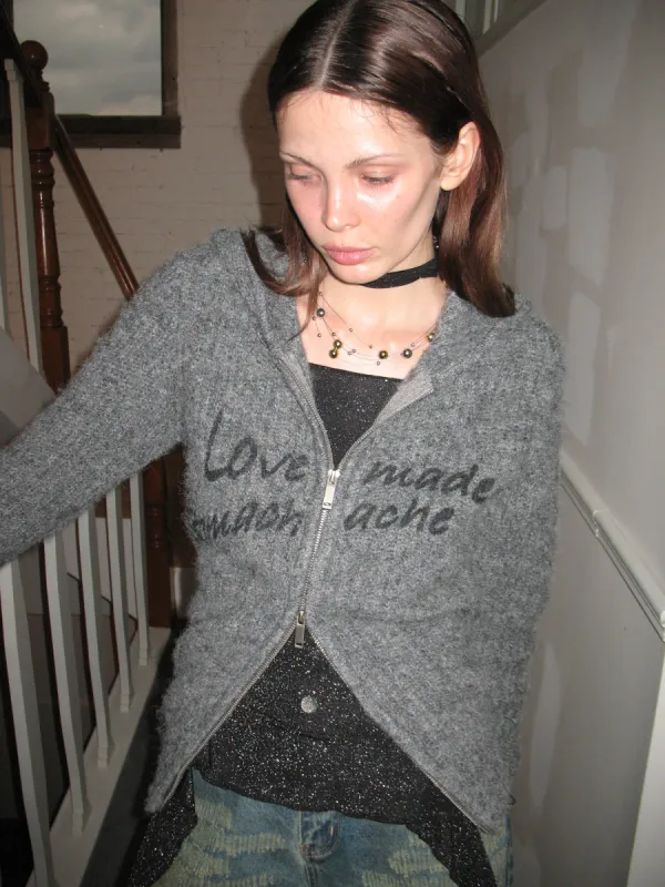 Casual Zip-up Cardigan sold by PROD Bldg