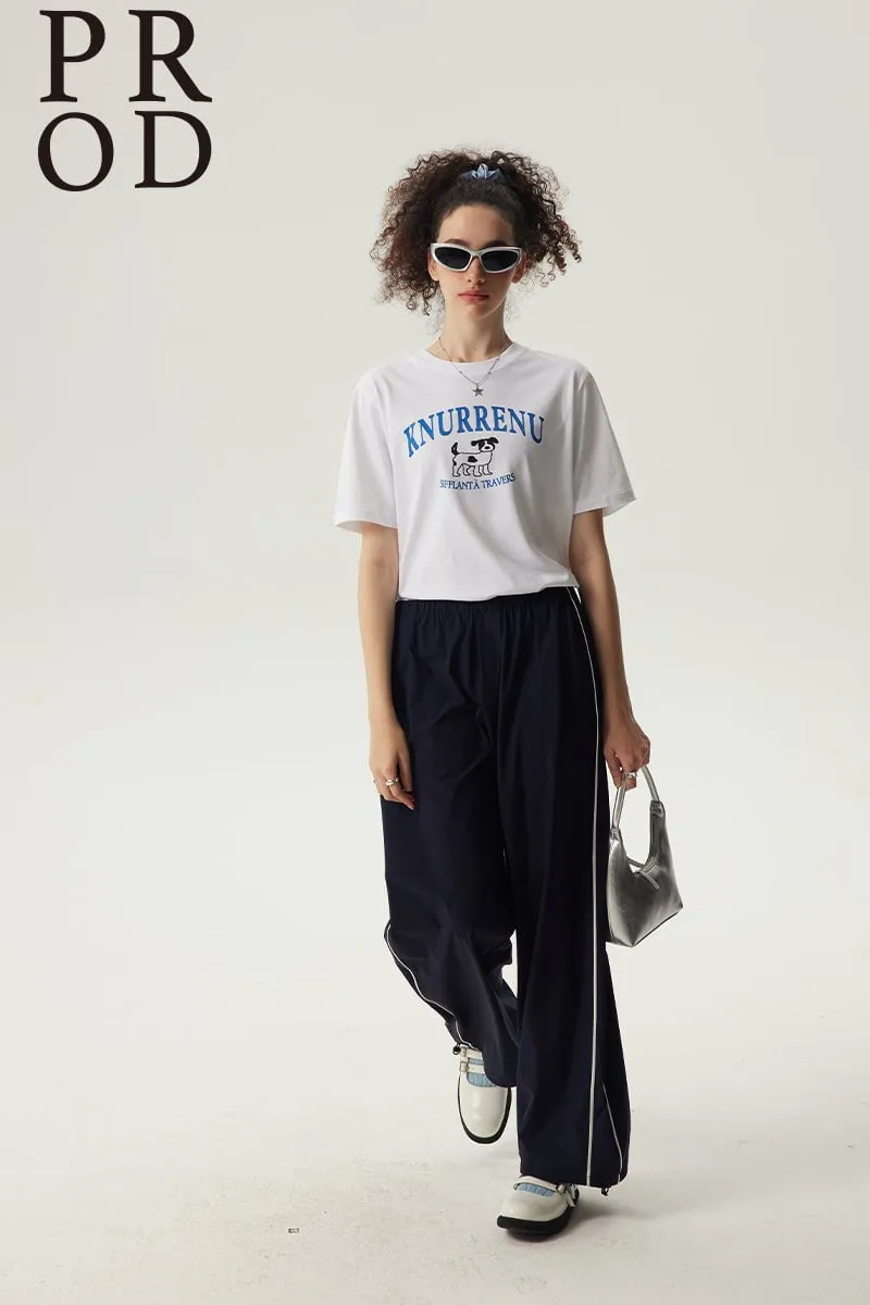 Knurrenu - Puppy Basic Graphic Short Sleeve T-Shirt / White sold by PROD Bldg product image thumbnail 5